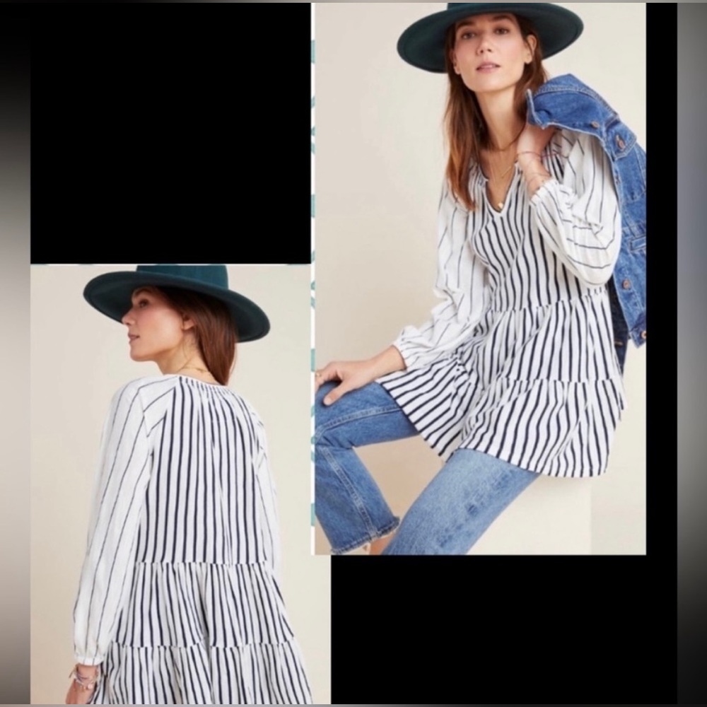 Anthropologie Maeve babydoll tunic NWT